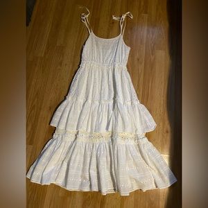 Rachel Antonoff White Eyelet Lace Dress